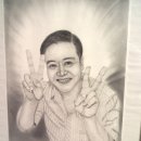 연필인물화 이미지