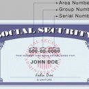 소셜 시큐리티 카드(Social Security Card) 이미지