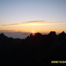 황산의 일출 이미지