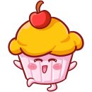 Cute Cupcake Sticker 이미지