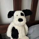 퍼피 앤 퍼피(PUPPY & PUPPY) | Jelly Cat)┃애착인형 Bashful Black &amp; Cream Puppy(바쉬풀 퍼피/강아지) 미국 구매 후기 - 사이즈, 가격