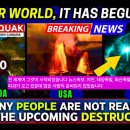 지난 24시간 동안 전 세계적으로 모든 신자들이 주목해야 할 세 가지 무섭고도 드문 사건이 발생했습니다. 이미지