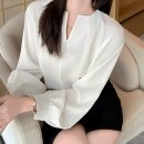 하얀스푼 | 가을 오피스룩 추천 페이퍼런츠 여성스러움 한 스푼 하얀 블라우스 찐 후기