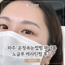 파주 운정속눈썹펌 채아봄 자연스러운 노글루 케라틴 펌 후기