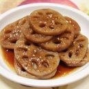 연근조림 만드는 법 쫀득한 연근조림 레시피 만들기 이미지