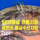 용궁수산시장-포차존 | 50년이상의 전통을 자랑하는, 경남 삼천포 용궁수산시장