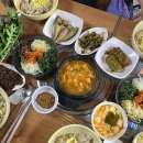 텃밭 청국장 보리밥 이미지