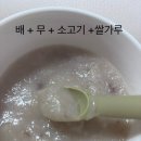 감기에좋은이유식 후기이유식 감기 밥태기극복 소고기+배+무