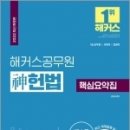 ( 신동욱 헌법 ) 2022 해커스공무원 신 헌법 핵심요약집, 신동욱, 해커스공무원 이미지