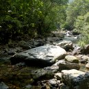 만산동계곡펜션 | # 강원도 화천 _ 만산동 계곡(산천어밸리,비래바위)에서 발담그고, 삼겹살 먹고 _