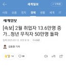 청년 무직자 50만 ㅋㅋㅋ 나라꼴 이미지