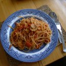 스파게티 소스 하나로 세가지 요리를..^^(스파게티,도리아,피자) 이미지