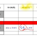 [후반기 포스트시즌-준준결승전] 10월30일(수) 준준결승전 VS 로마 모란구장 1루선공 이미지