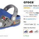 crocs Kids' Robo Shark Light-Up Clog/ Sea Blue/Silver 10size만 19.73 이미지