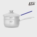 샤프레스토랑 | AMT 샤프 통5중 316Ti 스텐 편수냄비 18cm 실사용 후기