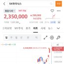결국 235 찍어 버린 하이닉스.. 이미지