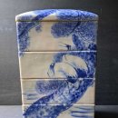 청화도자기 손그림 이미지