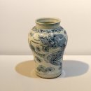 청화백자 용문호(靑華白磁龍文壺)(조선) 이미지