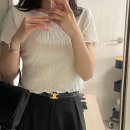 마농 | 메비 마농 가디건 화이트 내돈내산 후기(플리츠 아이템🖤🪽)