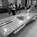 7m 레고 항공모함, 1:40 축소 25만조각 250kg 중량 이미지