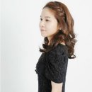 결혼식 하객 머리 땋은 웨이브~ 이미지