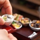 미니어처 요리/설음식/Korean Mini Food/떡만둣국/갈비찜/나박물김치/김치만두/Miniature Cooking 이미지
