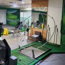 스윙 스크린 골프 이미지