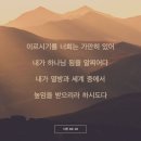 [시편 46:10] 이르시기를 너희는 가만히 있어 내가 하나님 됨을 알찌어다 내가 열방과 세계 중에서 높임을 받으리라 하시도다 이미지