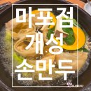 대가손만두 | [마포 맛집] 개성손만두 요리전문점 내 돈 내산 솔직후기!(영업정보 및 주차정보)