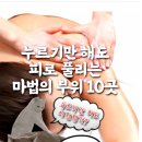 누르기만 해도 피로 풀리는 마법의 부위 10곳 이미지