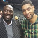 세네갈 NBA 레전드 상대하는 서장훈, 이상민.gif (&amp; KT 게이브 미나케, 삼성 네이트 존슨) 이미지