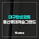 용산롯데캐슬그랜드 | 대구 용산롯데캐슬그랜드 탄성코트 시공후기