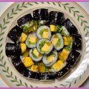 오독오독한 식감과 고소한 맛이 좋은 오이 달걀김밥 이미지