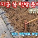 밭 만들 때 필요한 재료! 석회, 퇴비, 액비, 토양살충제 이미지
