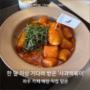 달떡볶이 | 한 달이상 기다려 받은 ‘사과떡볶이’｜파주 카페 매장 직접 방문 후기