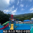 포스코세탁 | 8/2 광양포스코 백운산 수련원 포스코수영장 백운산수영장