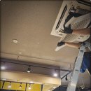 컴포즈 영종 운남점 | 인천 중구 영종도 시스템에어컨 청소 - 컴포즈커피 LG 4WAY 두 대 환골탈태!