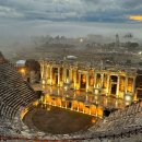 원형분수대 | 튀르키예 파묵칼레 온천 원형극장 카트 투어 추천