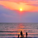 노을과 바다 이미지