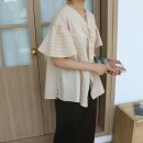 볼륨소매 스트링원피스 이미지