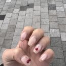 블루아트캣 | 효창공원앞역네일샵/ 네일뮤지엄, 파스텔톤 리본네일 후기