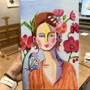 홍대취미미술 ㅣ 이즈드로잉 아크릴화 원데이클래스 후기 성인취미미술 추천