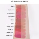 포이베뷰티 | 하트 립 틴트 10 Color 유나 PICK / 전 색상 발색 후기 제형 추천 컬러 / 올리브영 네이밍 공식몰...