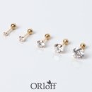 ✨오로프 14k 귀걸이 3mm_현재 기준 가장 저렴한 14k 큐빅 귀걸이, 100% 내돈내산