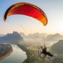 파라 | 라오스방비엥투어 오전 파라모터 체험 솔직 후기, 15만 원이 아깝지 않았던 뷰