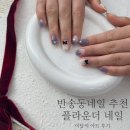 씨드네일 | 동탄네일 겨울맞이 다양한 이달의아트 플라운더 네일 반송동네일 추천 후기!