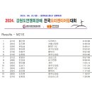 2024 강원도연맹 전국대회 경기결과 이미지