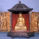 영조사 목조아미타여래삼존불감 이미지