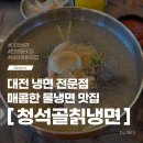 대전 탄방동 냉면 맛집 추천 청석골칡냉면 매운물냉면 후기