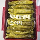오이지 담는 오이 50개씩 10분께 유료나눔합니다. 이미지